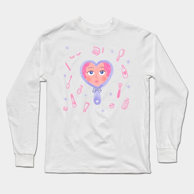 Vanity Long Sleeve T-Shirt by weirdoinpink